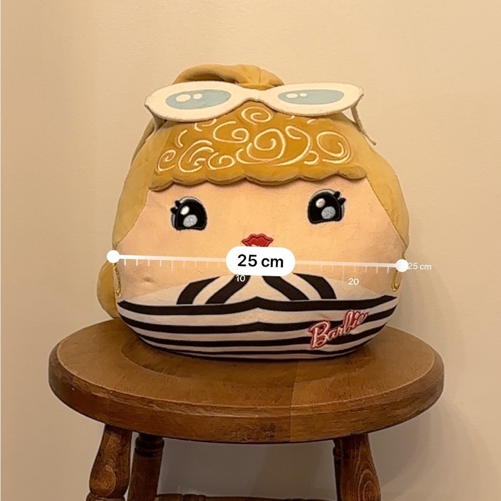 SOLD- Limited Edition Barbie Cuutopia Squishy Plush Striped Swimsuit 10” - Picture 1 of 10